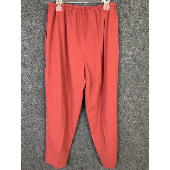 Blast Vintage 2 Pc Sleeveless Top & Pants Set Sz XL Pockets Coral - Picture 9 of 14